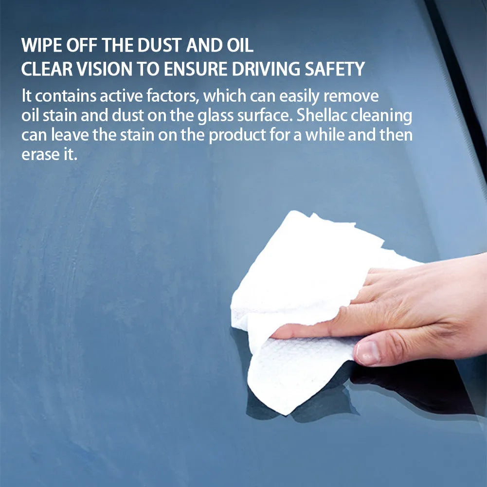 Glass Oil Film Remover Cleaning Cream paste container in 50ml 100ml or 200ml size for car and window glass
