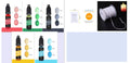 30 colour DIY candle and soap dye concentrate bottles with oily toner solubility