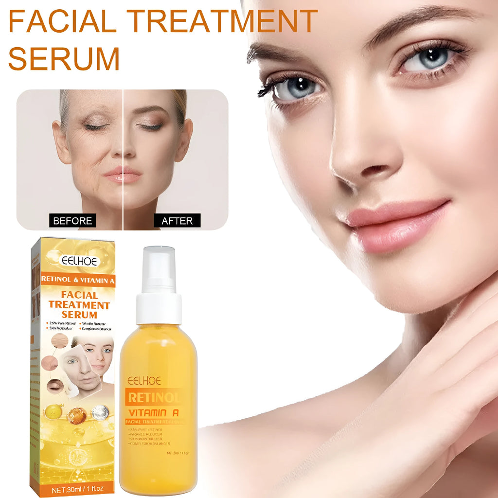 30ml retinol anti-wrinkle essence spray in boxed packaging for facial wrinkle reduction