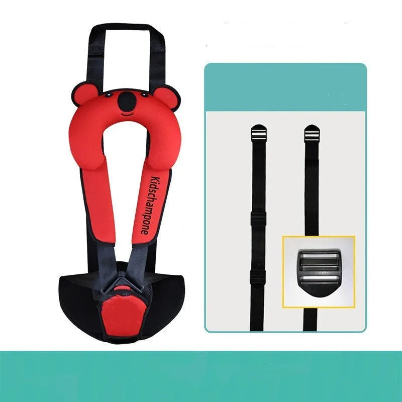 Portable child car seat belt retainer safety seat for 12-36kg children