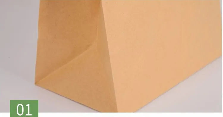 Yellow kraft paper aluminium foil inner packaging bag for snack foods with customisable sizing
