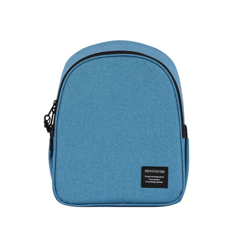 Insulated lunch bag in blue 900D Oxford cloth with thermal cooling for food storage