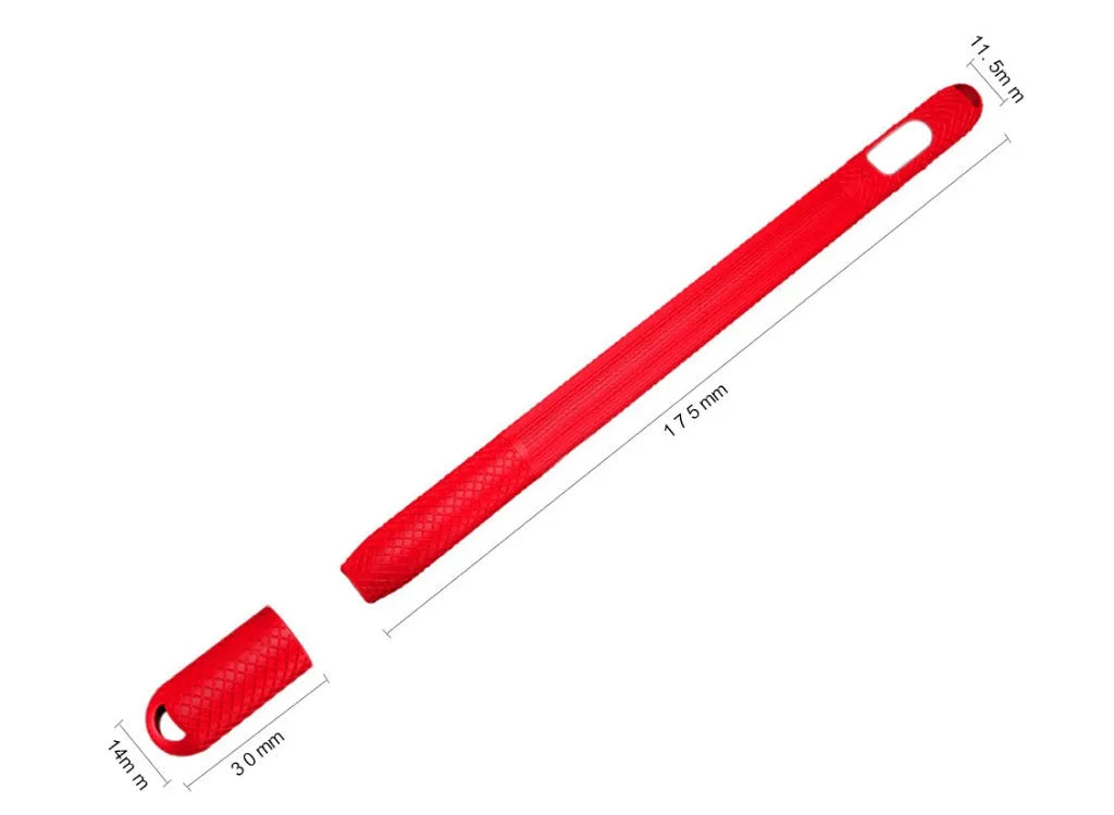 Apple Pencil silicone protective cover set in peppermint green with non-slip grip and stylus storage