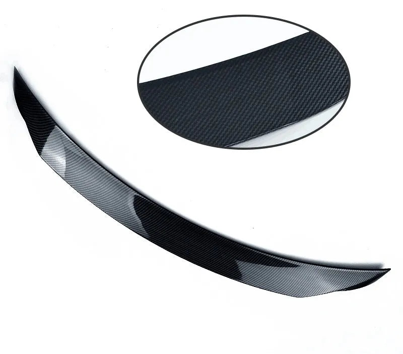 Bright black Mazda 3 rear tail blade trim finisher for 2014-2021 Axela Exela models