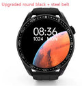 Amber brown non-invasive blood glucose smart bracelet with ECG and heart rate monitoring on TFT screen for adults