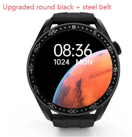 Amber brown non-invasive blood glucose smart bracelet with ECG and heart rate monitoring on TFT screen for adults