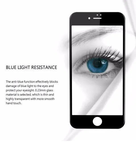 0.23mm thick tempered glass screen protector for iPhone with 3D curved edges and installation accessories
