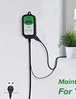 BH1912020 digital temperature controller with display showing temperature reading