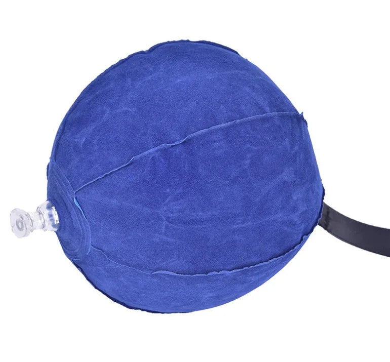 Smart Inflatable Ball Swing Trainer in gray PVC cloth for sports training
