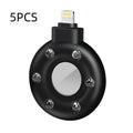 Anti-sneak camera detector wireless audio alarm in black plastic casing with Type-C port