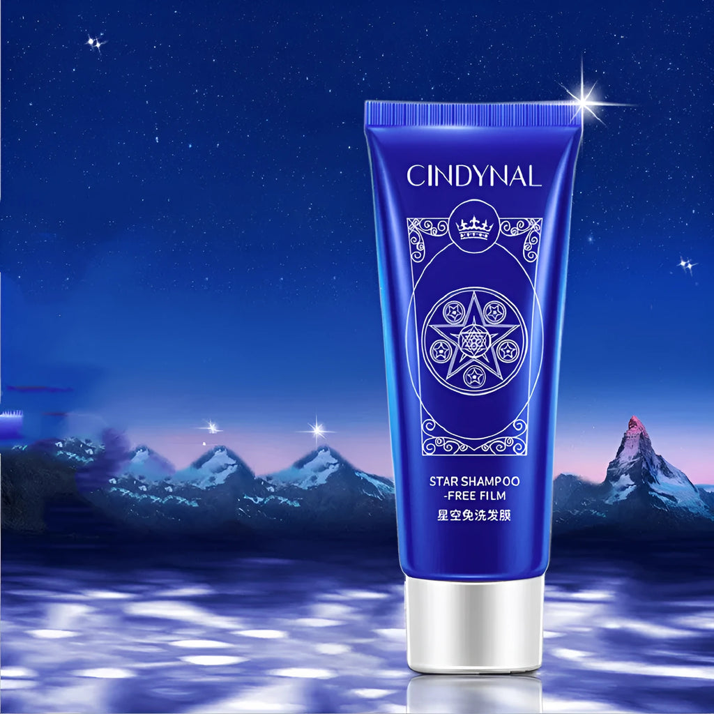 80g shampoo-free hair mask inversion pot with floral fragrance for damaged dry frizzy hair