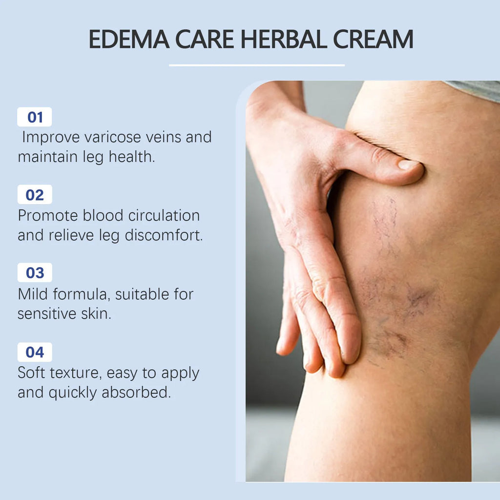 20g tube of herbal leg care cream with black grass seeds and horse chestnut extract