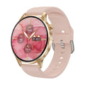 Women's smart sports watch with heart rate monitor, NFC, Bluetooth calling, 1.30 inch TFT screen, zinc alloy case, IP67 waterproof, wireless charging