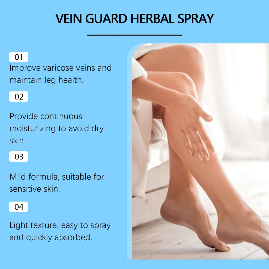 30ml herbal body care spray bottle with botanical extracts and cooling menthol