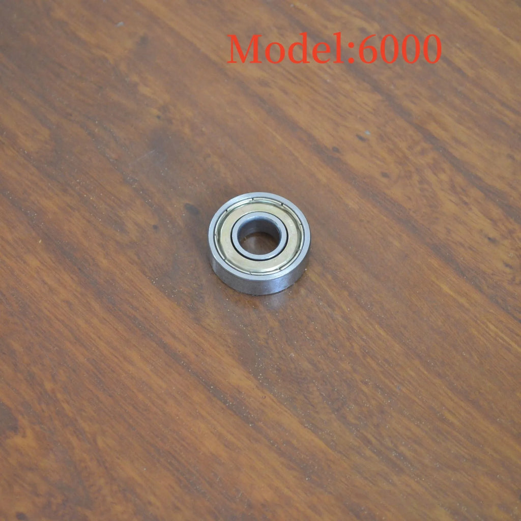 6000z carbon steel ball bearing showing 10mm inner diameter and 26mm outer diameter measurements