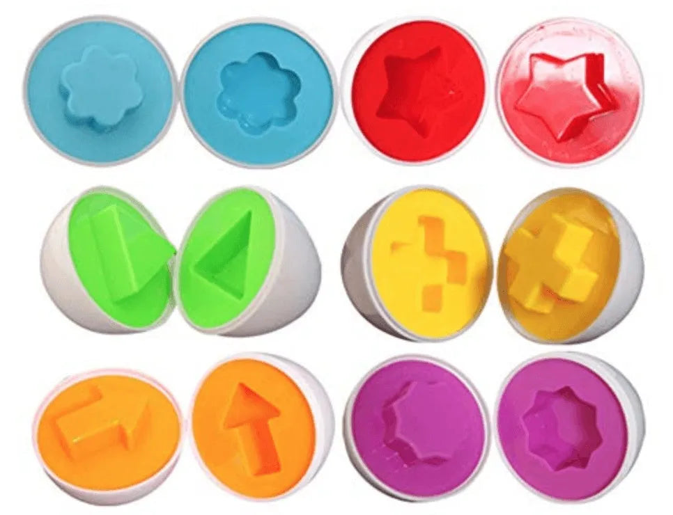 Children's educational toy bag assembly on clever egg twisted egg toy plastic dinosaur number letter learning game for kids colour matching set 12 egg dinosaur