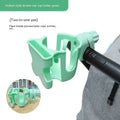 Universal car cup holder in ABS plastic showing black, green, and pink colour options