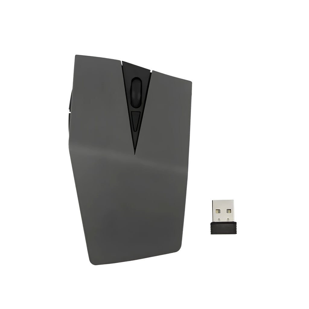 Wireless invisible mouse in gold, black, silver grey, or light gold with USB receiver