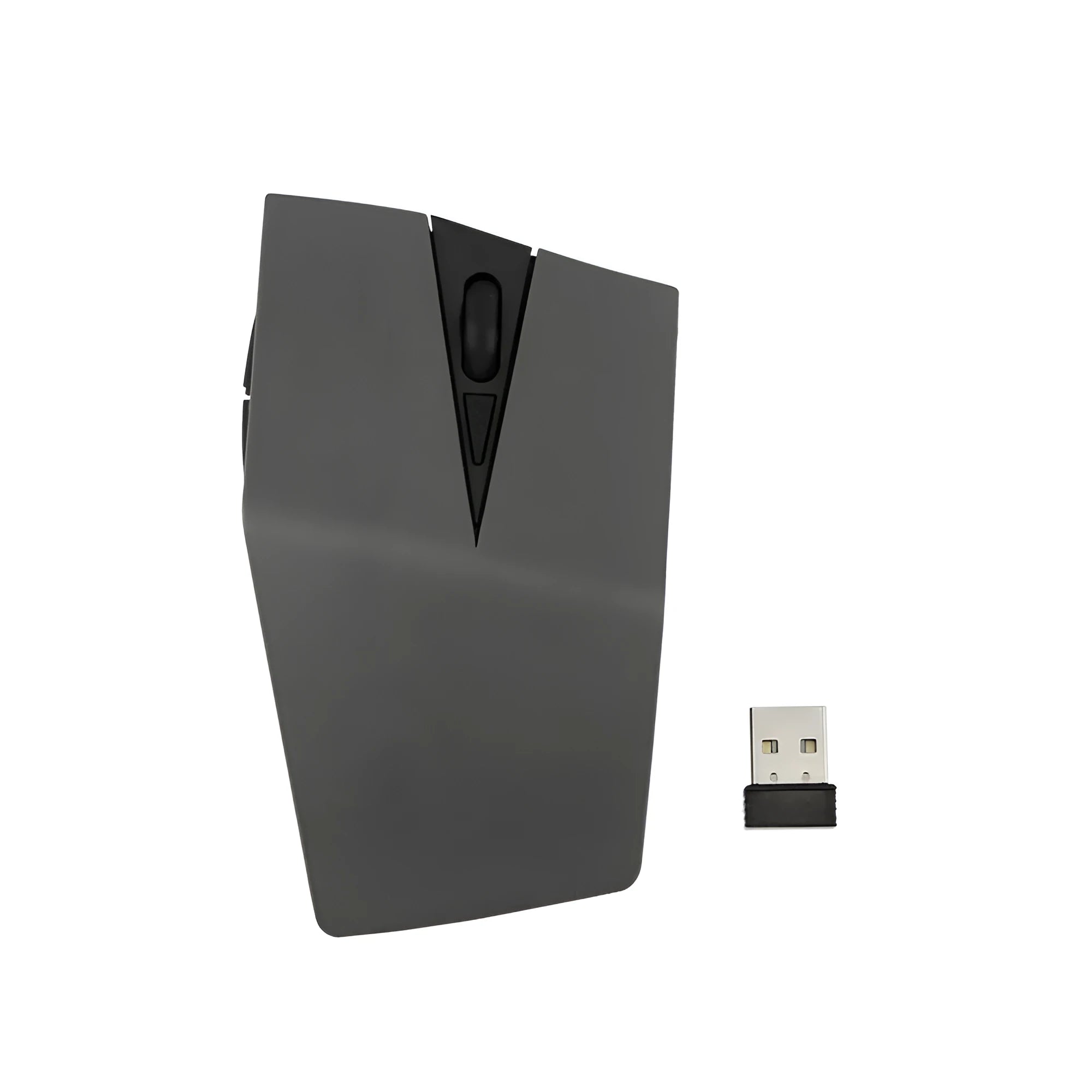 Wireless invisible mouse in gold, black, silver grey, or light gold with USB receiver