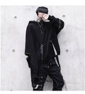 Harajuku hip hop loose hoodie sweatshirt in solid colour with long sleeves and hood, sizes M to 3XL