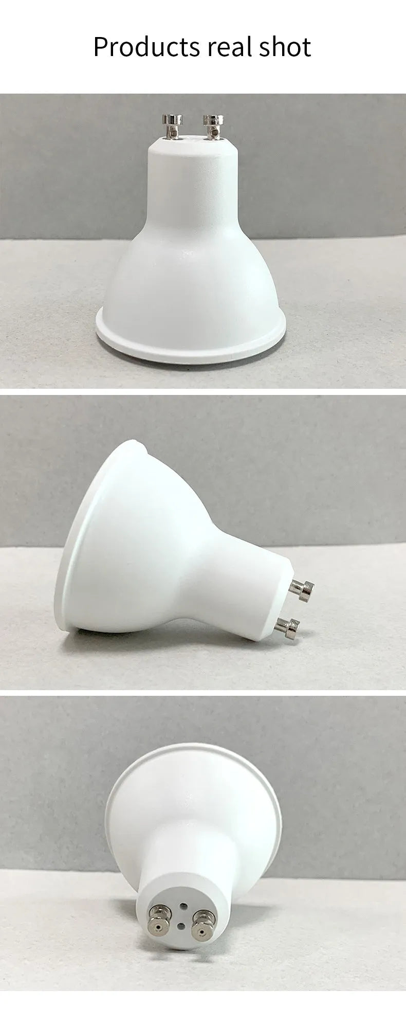Compact GU10 smart LED spotlight with WiFi connectivity for RGBCCT colour mixing and voice control