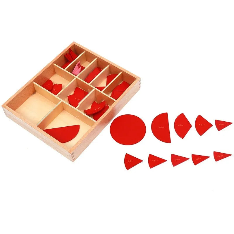 Wooden Montessori maths teaching aid for number decomposition and angle plate, available in 1-10, 11-20, and angle plate options