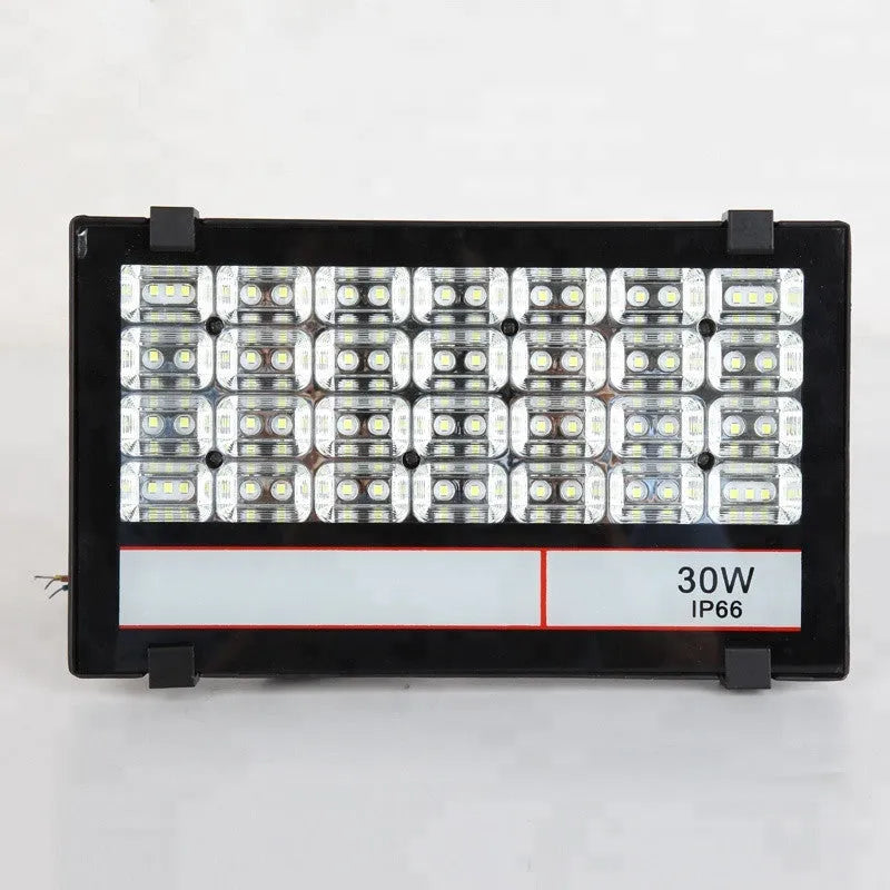 Black Angel Eyes 30W LED projection lights with aluminium alloy body and tempered glass lampshade
