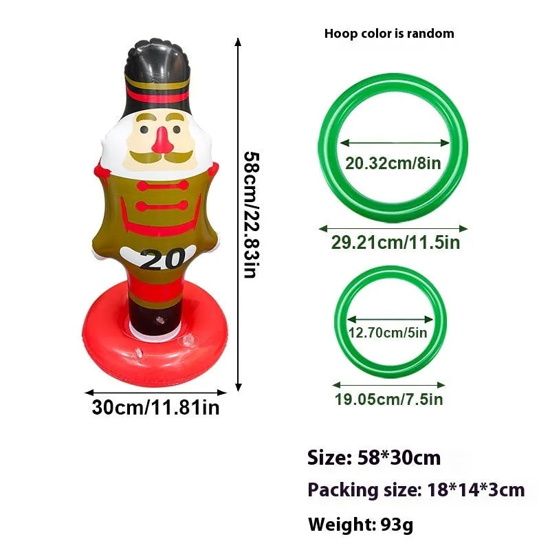 Ghost Festival inflatable octopus ferrule PVC throwing toy in assorted colours and styles.