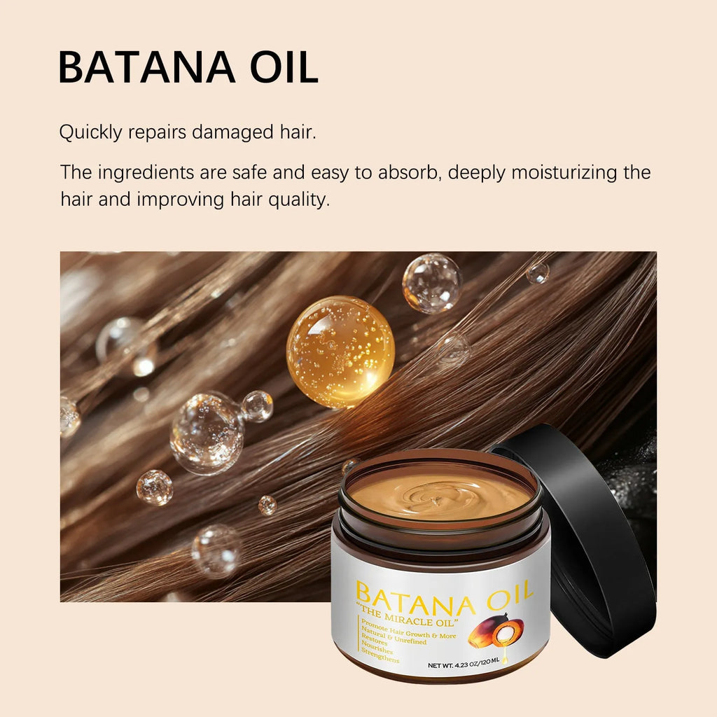 Batana Nourishing Soft Repair Hair Mask 120 ml tub for frizzy hair