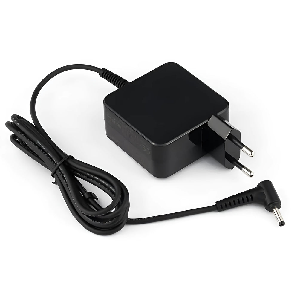 Black Hua 45W laptop adapter with American standard plug and charging cable