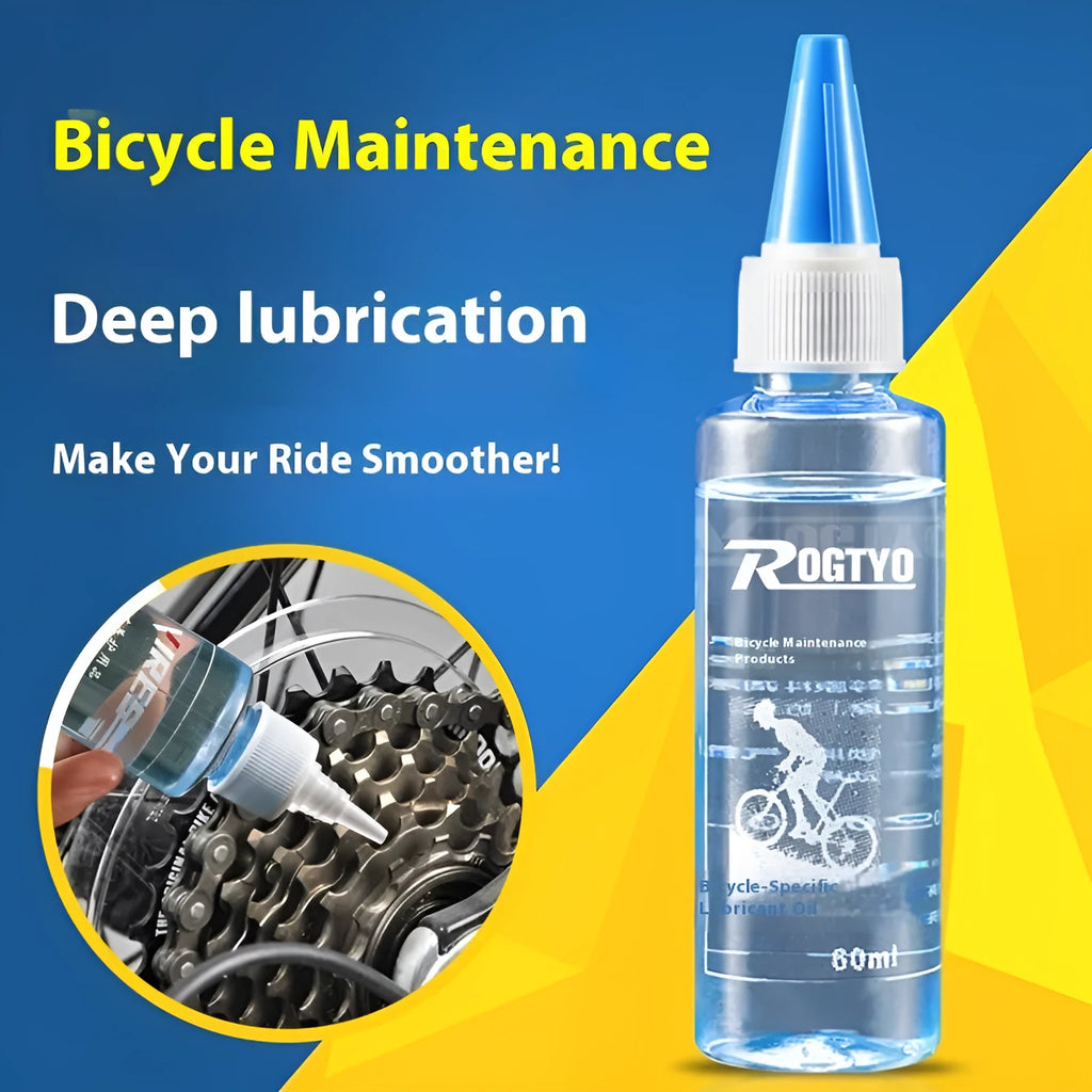 60ml bicycle chain lubricant oil bottle for mountain bike maintenance and rust prevention