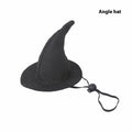 Pet cat wearing Halloween pumpkin hat costume with embossed cloth design