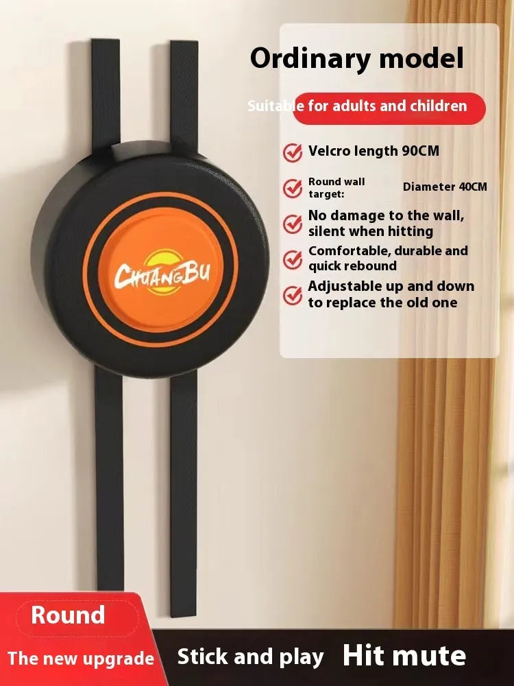 Hanging boxing wall target with multiple size options including round and square shapes