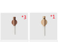 Magnetic USB LED night light with PIR motion sensor, warm white light, acrylic shade, Ash or Walnut finish