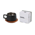 Afternoon tea gift tumbler coffee cup suit with gold-plated gift box packaging