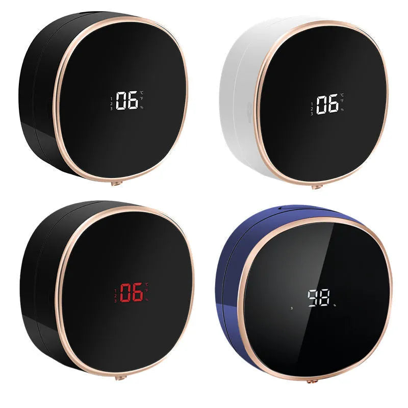 White automatic soap dispenser with infrared sensor and 280ml capacity