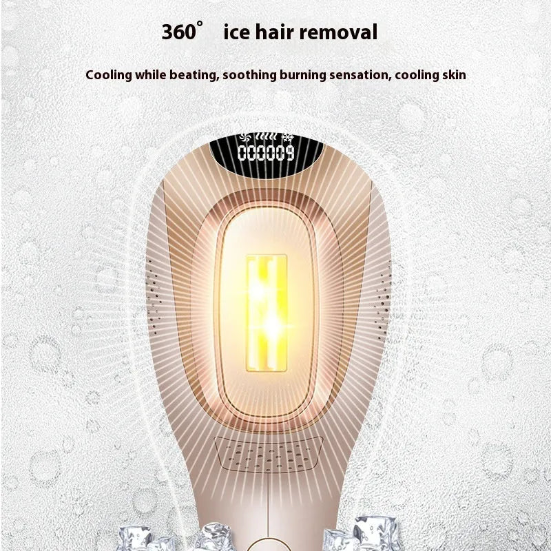 Laser hair removal device ice sense painless whole body AC 60W 110-220V colour D-1155 plastic