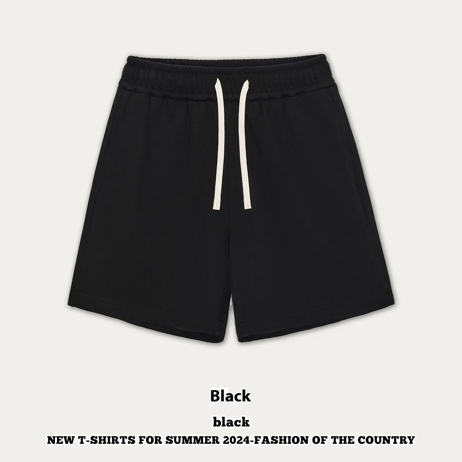 Cotton denim loose fit casual shorts for babies in charcoal grey colour
