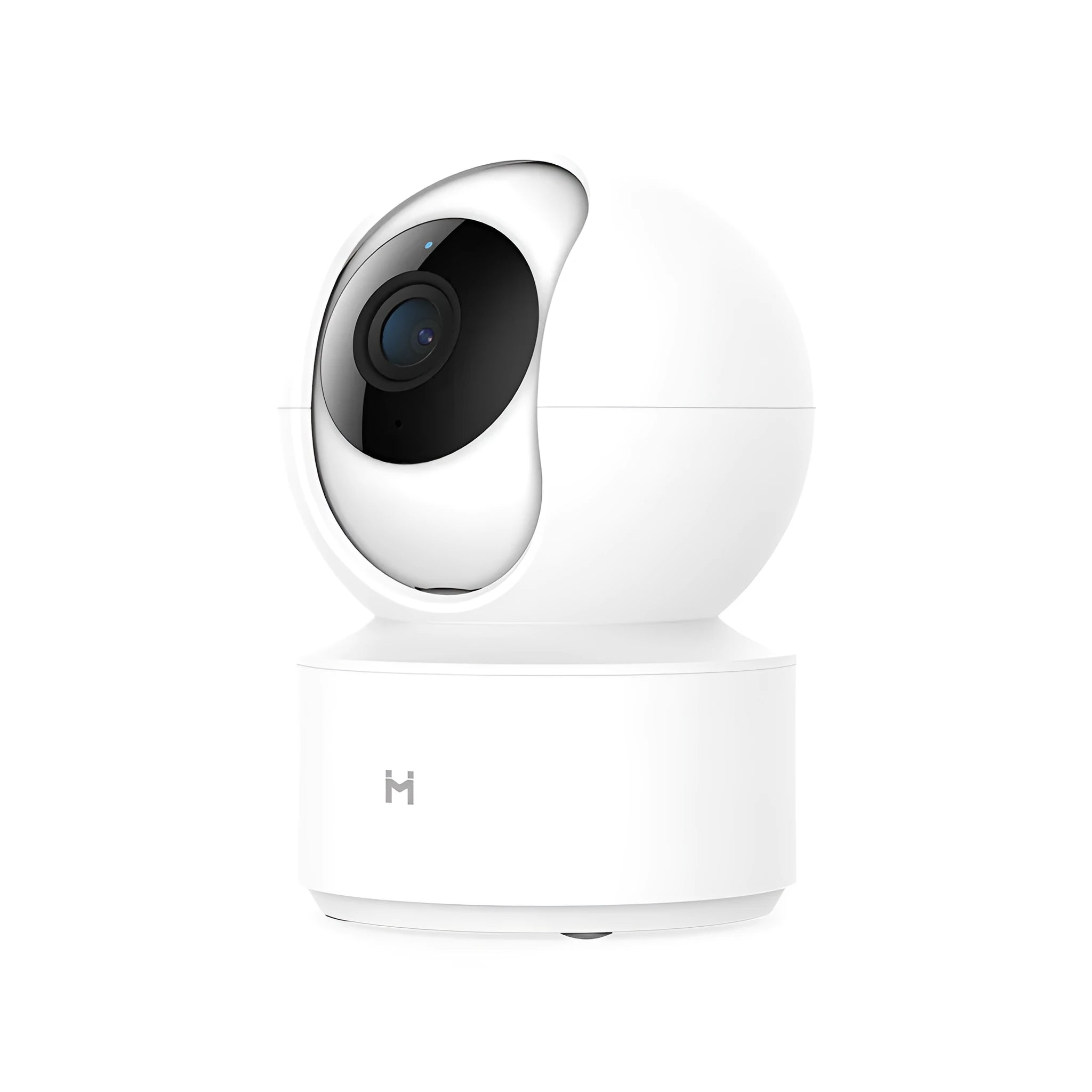 White Xiaobai smart security camera with 1080p resolution and wide-angle lens