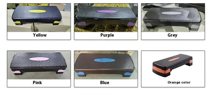 Grey Fit Step aerobic fitness platform showing dimensions 68 cm long by 28 cm wide