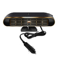 Black gold 120W car defogging defroster made of ABS material on a windscreen