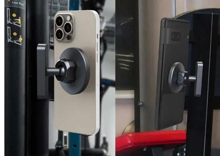 H160 G17 silicone mobile phone holder with magnetic suction for iron surfaces