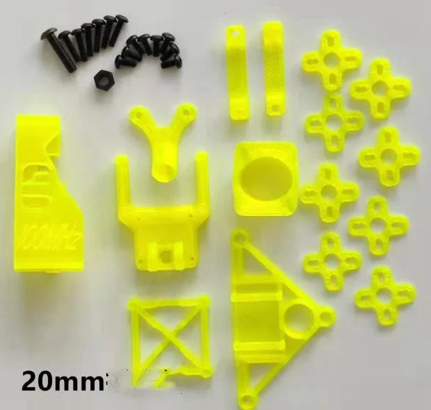 3 inch 110mm wheelbase cinewhoop frame kit with TPU carbon fibre rack for 20 camera FPV drone