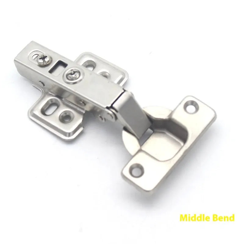 761 cold rolled steel hydraulic damping cabinet hinge with nickel plating in three bend configurations