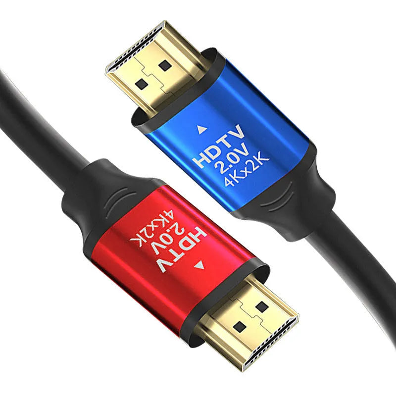 1.5 metre black HDMI cable with gold-plated aluminium alloy connectors for computer monitors
