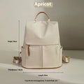 Fashion commuter large-capacity contrast colour nylon travel backpack with multiple pockets in urban simplicity style