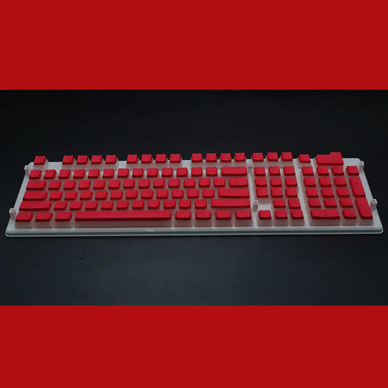 108 key pudding keycap set with translucent sides in sixteen colour options for mechanical keyboards