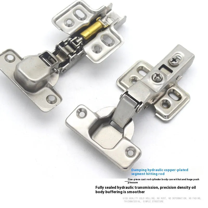 761 cold rolled steel hydraulic damping cabinet hinge with nickel plating in three bend configurations
