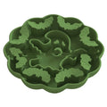 Silicone slow feeding dog bowl with anti-tumble base in Halloween orange colour