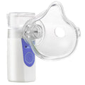 Handheld column-shaped USB nebuliser spray machine with water tank for household and children's use.
